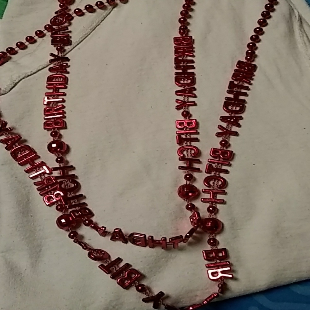 BIRTHDAY BITCH beads